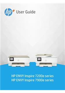 Hewlett Packard Envy Inspire 7200 Series manual. Camera Instructions.